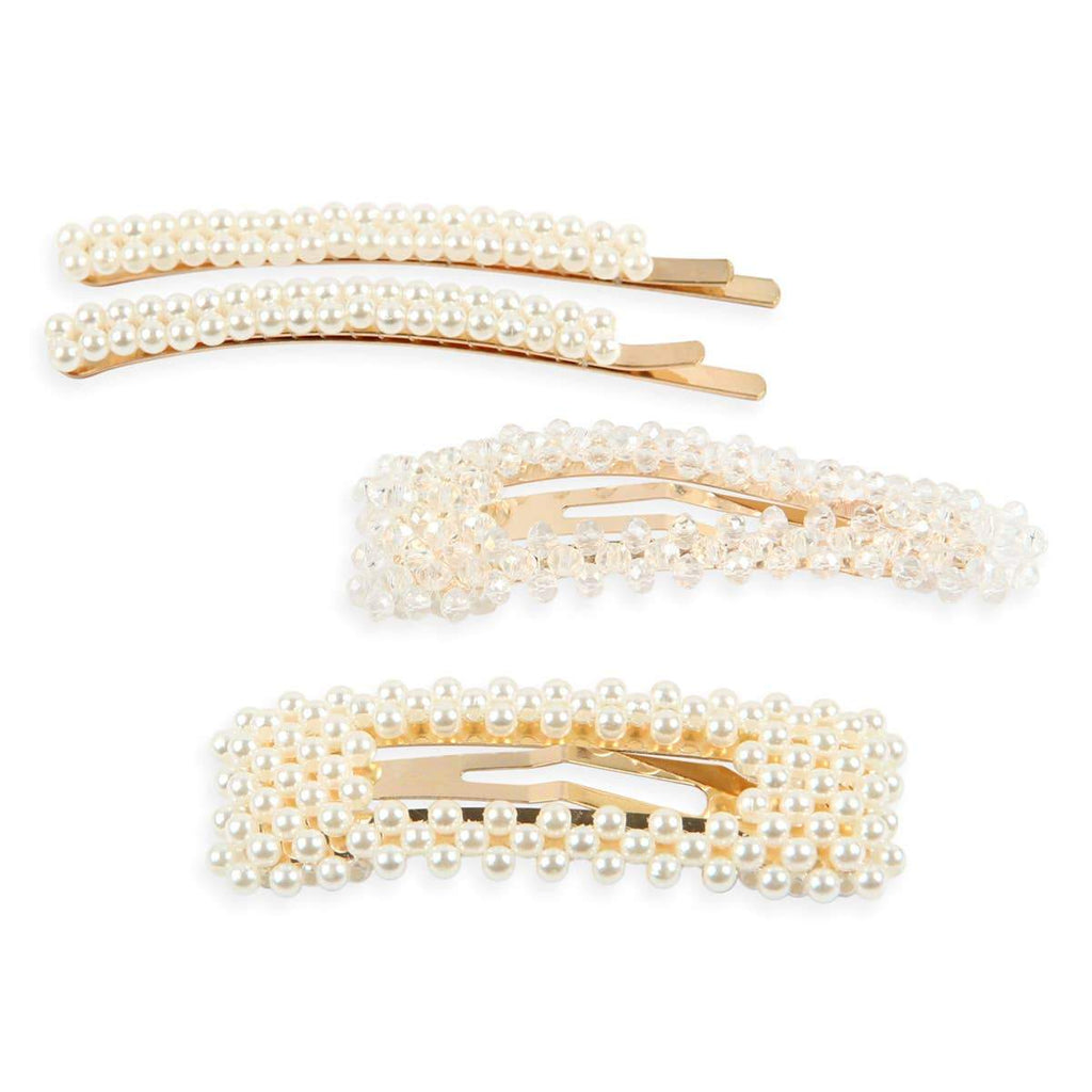 Pearl And Crystal Hairpins | Hair Accessories